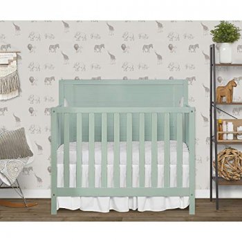 Dream On Me Bellport 4 in 1 Convertible Mini/Portable Crib I Mini Baby Crib